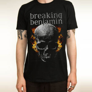 Breaking Benjamin Fire Skull T-Shirt