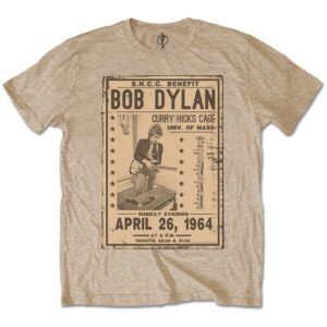 Bob Dylan Flyer Sand T-Shirt
