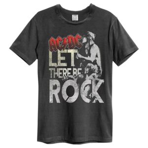 AC/DC Let There Be Rock Amplified Vintage Charcoal T-Shirt