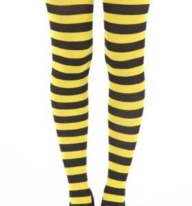 Tights Twickers Big Stripes Flo Yellow