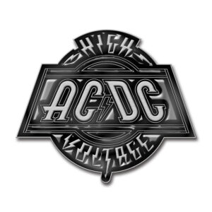 AC/DC High Voltage Pin Badge