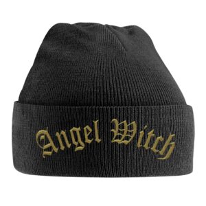 Angel Witch Logo Gold Beanie