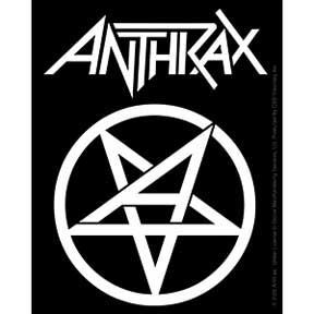Anthrax B/W Logo Sticker