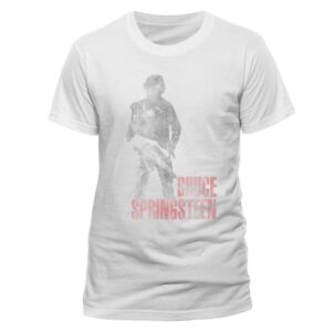 Bruce Springsteen Standing White T-Shirt
