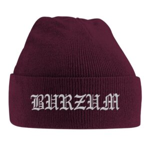 Burzum Logo Maroon Beanie