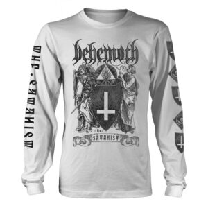 Behemoth The Satanist White Long Sleeve