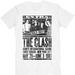 The Clash London Bonds 1981 White T-Shirt