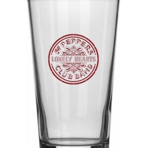 The Beatles Sgt Pepper Öl Glas