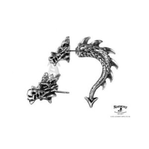 Tor Dragon Faux Ear Stretcher Earring