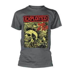 The Exploited Punks Not Dead Grey T-Shirt