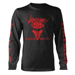 Venom Black Metal Red Long Sleeve