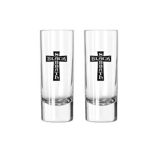 Black Sabbath Cross Logo 2 Shot Glas