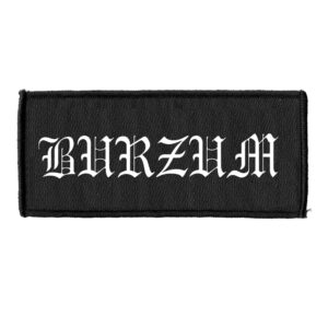Burzum Logo White Patch