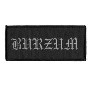 Burzum Logo Silver Patch