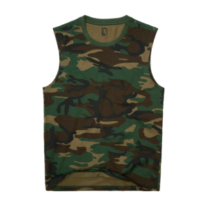 Camo Woodland Sleeveless T-Shirt