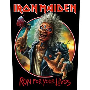 Iron Maiden Run For You Lives Backpatch