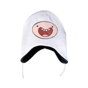 Adventure Time Finn Smile White Lapander Beanie
