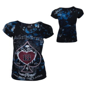 Alchemy Heart Ace Blue Girl Top