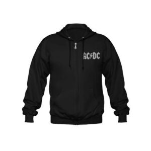 AC/DC Dirty Deeds Duster Black Zip Hoodie