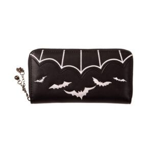 Bats Black & White Wallet
