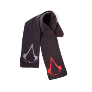 Assassin's Creed Grey & Red Logo Scarf
