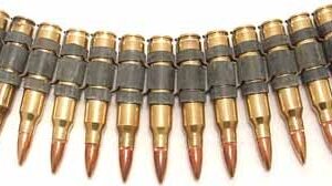 Bullet Bronze Metal Belt Full