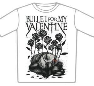 Bullet For My Valentine Garden White Barn T-Shirt