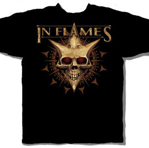 In Flames Jesterhead Skull T-Shirt