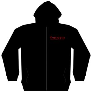 The Exploited Bastard Skull Zip Hoodie