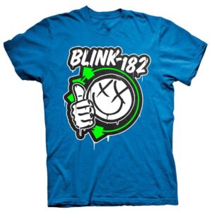 Blink 182 Thumbs Up Blue T-Shirt